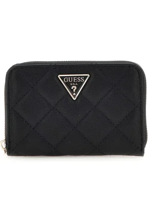 Guess Akcesoria, Kobieta, Czarny, ONE SIZE, Mały portfel Eco Carly