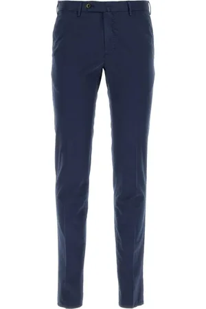 PT Torino Spodnie, Mężczyzna, Niebieski, 2XL, Slim-fit Trousers