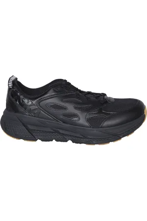 Hoka One One Buty, Mężczyzna, Czarny, 41 EU, Czarne Sneakersy Najwyższy Komfort i Styl