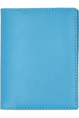 Comme des Garçons Akcesoria, unisex, Niebieski, ONE SIZE, Skóra, Skórzane etui na karty