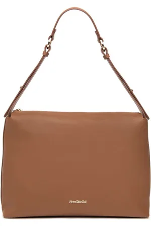 Nero Giardini Torebki, Kobieta, brązowy, ONE SIZE, Skóra, Skórzana torba typu hobo