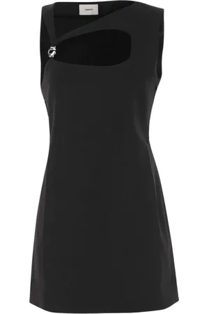 COPERNI Sukienki, Kobieta, Czarny, L, Poliester, Czarna Sukienka Styl/Nazwa Modelu