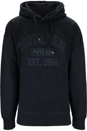 Dsquared2 Bluzy, Mężczyzna, Czarny, M, Bawełna, Hoodie