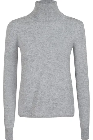 Max Mara Swetry, Kobieta, Szary, S, Kaszmir, Golf z kaszmiru