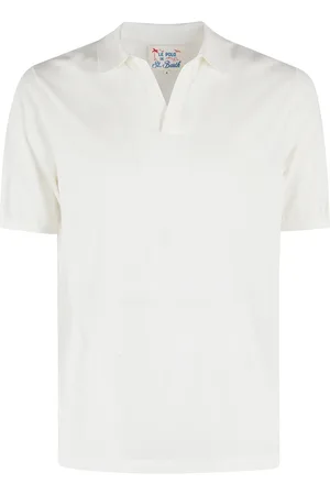 MC2 SAINT BARTH Koszulki, Mężczyzna, Biały, M, Klasyczny Polo Shirt w Białym