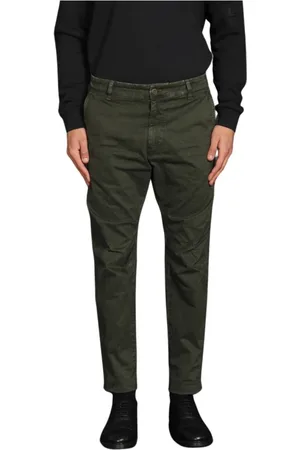Masons Spodnie, Mężczyzna, Zielony, XS, Bawełna, Limitowana Edycja Spodnie Cargo Carrot Fit
