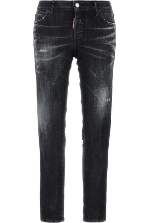 Dsquared2 Jeansy, Kobieta, Czarny, M, Denim, Czarne jeansy Jennifer z elastycznego denimu