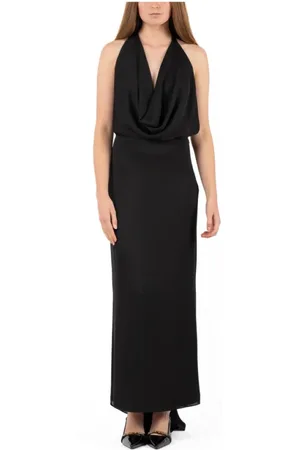 HANITA Sukienki, Kobieta, Czarny, 2XS, Elegancka Sukienka