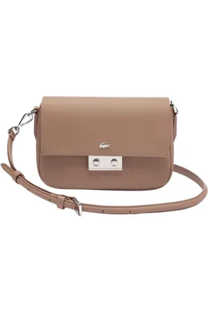 Lacoste Torebki, Kobieta, Beżowy, ONE SIZE, Miasto Dzienna Torba na Ramię Taupe