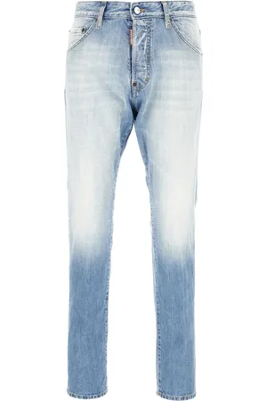 Dsquared2 Jeansy, Mężczyzna, Niebieski, L, Denim, Klasyczne jeansy denim na co dzień