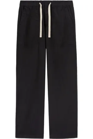 Palm Angels Spodnie, Mężczyzna, Czarny, S, Bawełna, Spodnie Curved