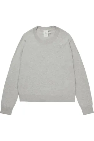 Munthe Bluzy, Kobieta, Szary, 2XS, Bawełna, Miękki sweter z dzianiny
