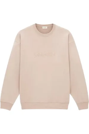 Saint Laurent Bluzy, Kobieta, Różowy, M, Elegancki Sweatshirt dla Mężczyzn