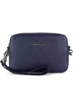 Lancaster Torebki, Mężczyzna, Niebieski, ONE SIZE, Zamsz, Toilet Bags