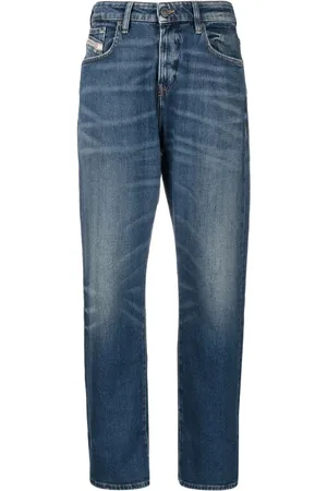 Diesel Jeansy, Kobieta, Niebieski, W26 L32, Bawełna, Niebieskie obcisłe jeansy z kolekcji 1999