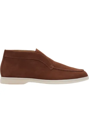 Scarosso Buty, Mężczyzna, brązowy, 45 EU, Zamsz, Leonardo Ankle Botki