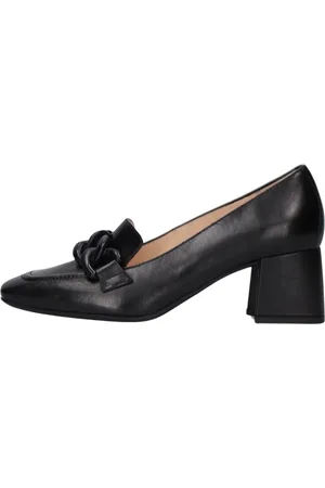 Nero Giardini Buty, Kobieta, Czarny, 38 EU, Skóra, Czarne mokasyny