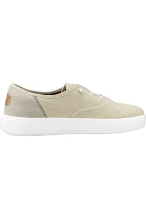 Hey dude Buty, Mężczyzna, Beżowy, 40 EU, Craft Linen Buty z sznurowaniem
