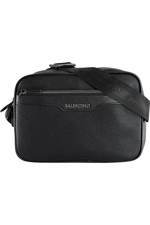 Valentino by Mario Valentino Torebki, Mężczyzna, Czarny, ONE SIZE, Len, Efeo Torba na ramię Czarna