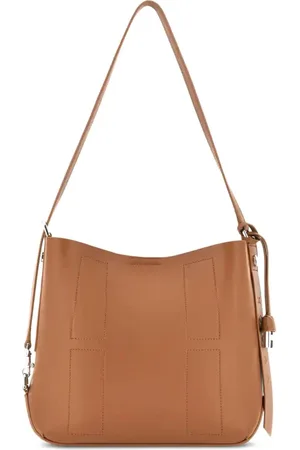 Hogan Torebki, Kobieta, brązowy, ONE SIZE, Skóra, Torebka typu hobo Hocket