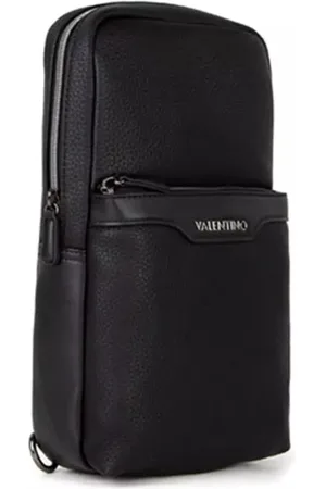 Valentino by Mario Valentino Torebki, Mężczyzna, Czarny, ONE SIZE, Len, Efeo Torba na ramię