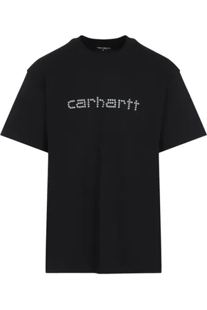 Carhartt Koszulki, Mężczyzna, Czarny, S, Bawełna, Koszulka Rivet Script