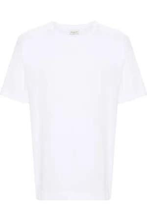DRIES VAN NOTEN Koszulki, Mężczyzna, Biały, L, Bawełna, Hertz 8600 M.k. T-Shirt