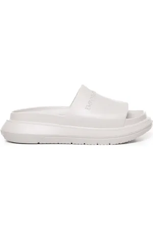 Emporio Armani Buty, Mężczyzna, Beżowy, 40 EU, Bawełna, Klapki