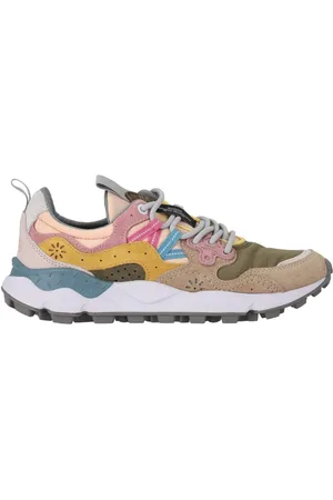 Flower Mountain Buty, Kobieta, Wielobarwność, 37 EU, Nylon, Wielokolorowe Zamsz/Nylon Sneakersy dla Kobiet