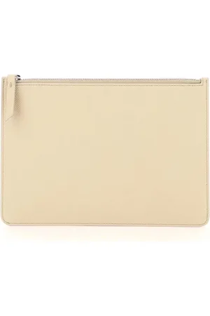 Maison Margiela Torebki, Mężczyzna, Beżowy, ONE SIZE, Skóra, Mała Torebka Saszetka
