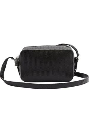 Lacoste Torebki, Kobieta, Czarny, ONE SIZE, Skóra, Chantaco Sac Trotteur