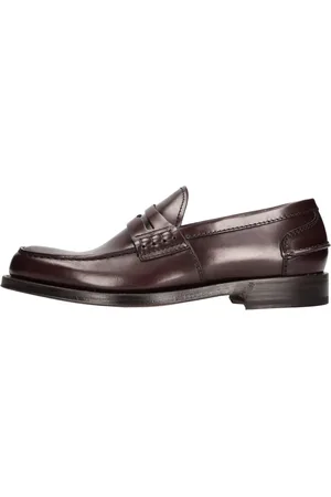 Green george Buty, Mężczyzna, Czerwony, 40 EU, Płaskie buty Bordeaux