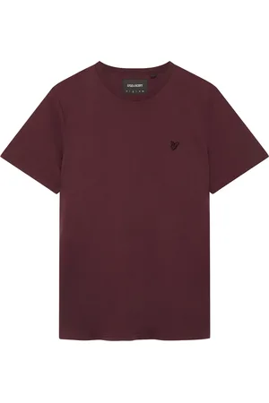 Lyle & Scott Koszulki, Mężczyzna, Czerwony, 2XL, Bawełna, T-shirt Tonal Eagle