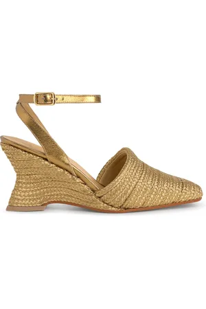 Castaner Buty, Kobieta, Żółty, 39 EU, Espadryle na 8 cm koturnie