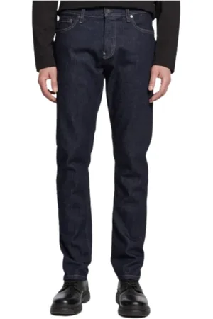 Calvin Klein Jeansy, Mężczyzna, Niebieski, W33 L32, Jeansyy Slim Fit Rinse