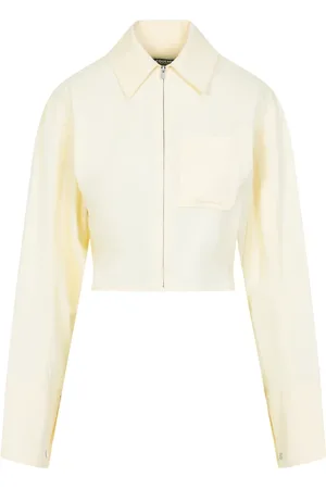 Jacquemus Kurtki, Kobieta, Żółty, S, Stylowa Żółto-Pomarańczowa Koszula Damska