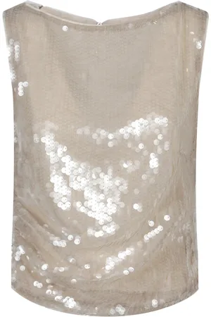 Staud Koszulki, Kobieta, Beżowy, M, Elegancki Top z Unikalnym Designem