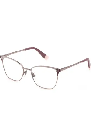 Furla Akcesoria, Kobieta, Wielobarwność, ONE SIZE, Stylowe okulary z wielokolorowymi metalowymi oprawkami