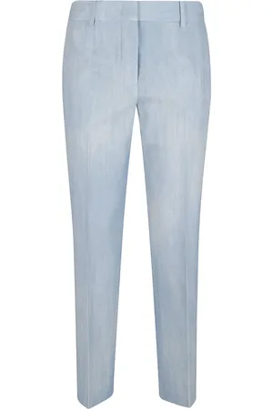 ERMANNO SCERVINO Spodnie, Kobieta, Niebieski, M, Eleganckie spodnie