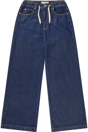 Munthe Jeansy, Kobieta, Niebieski, S, Eleganckie jeansy indigo ze sznurkiem