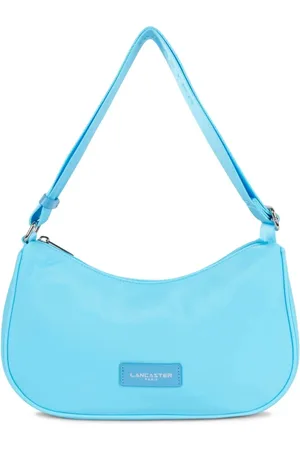 Lancaster Torebki, Kobieta, Niebieski, ONE SIZE, Nylon, Basic Vita Torba na Ramię z Zamkiem Błyskawicznym