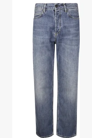 Carhartt Jeansy, Mężczyzna, Niebieski, W33, Spodnie Jeansyowe z Szerokimi Nogawkami