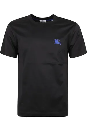 Burberry Koszulki, Mężczyzna, Czarny, M, Bawełna, Bawełniany T-shirt
