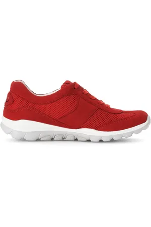 Gabor Buty, Kobieta, Czerwony, 42 EU, Zamsz, Buty Walking Rolling Sneaker