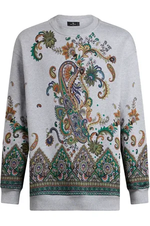 Etro Bluzy, Kobieta, Wielobarwność, S, Bawełna, Stylowe bluzy dresowe Cut and Sew
