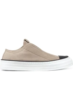 Brunello Cucinelli Buty, Kobieta, Beżowy, 37 EU, Skóra, ICE Sneakers
