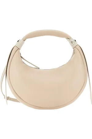 Hogan Torebki, Kobieta, Biały, ONE SIZE, Skóra, Ivory Leather Hobo Handbag