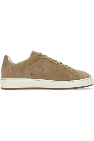 Hogan Buty, Mężczyzna, brązowy, 44 EU, Zamsz, Sneakersy Low-Top