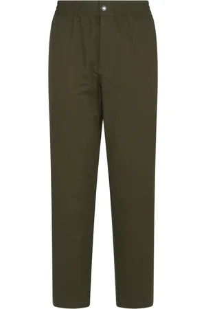 Maison Kitsuné Spodnie, Mężczyzna, Zielony, S, Bawełna, Spodnie Slim-fit