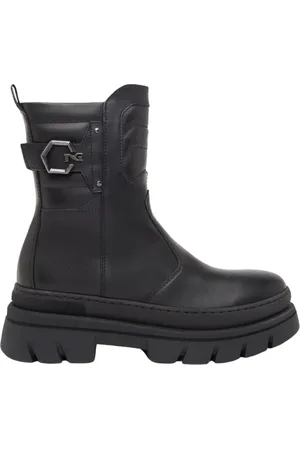 Nero Giardini Buty, Kobieta, Czarny, 40 EU, Skóra, Skórzane Botki